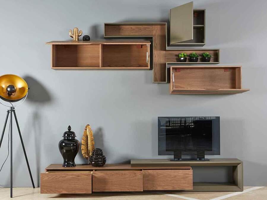 Tv wall unit set Sergio