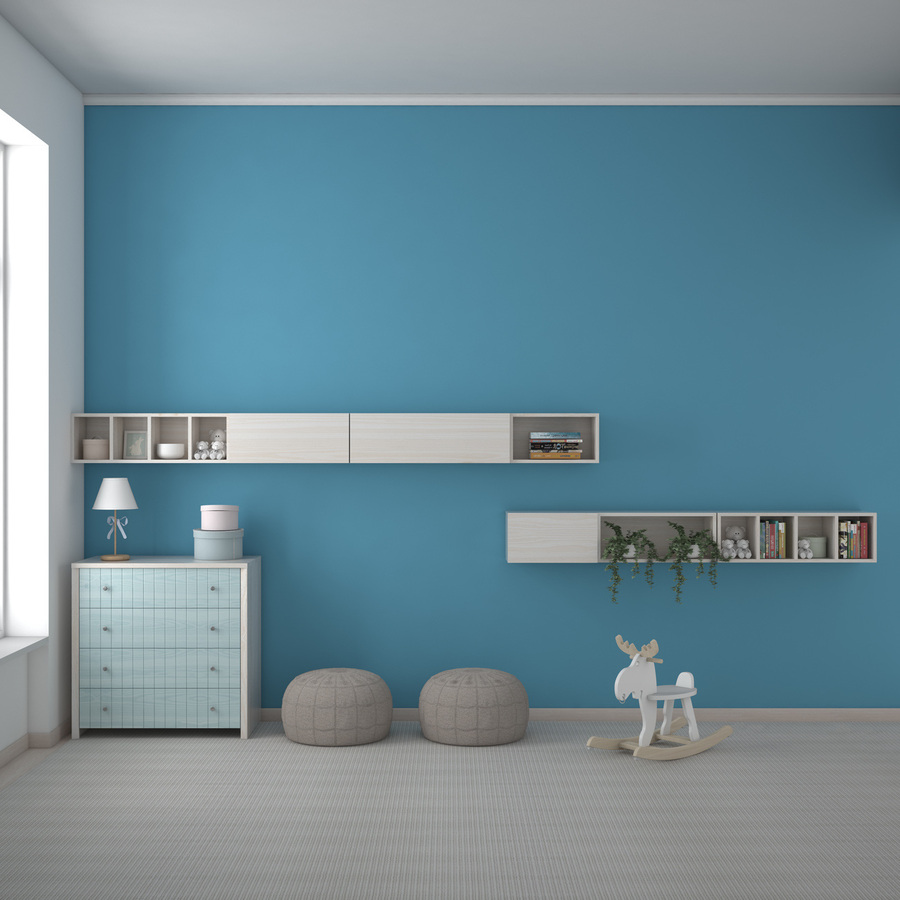 Kids bedroom composition
