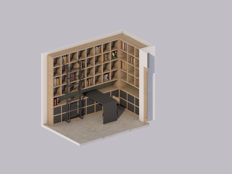 Bookcase Custom made