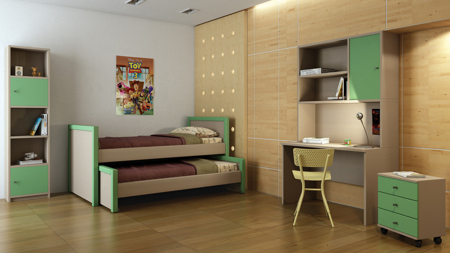 Kids bedroom composition Velvet