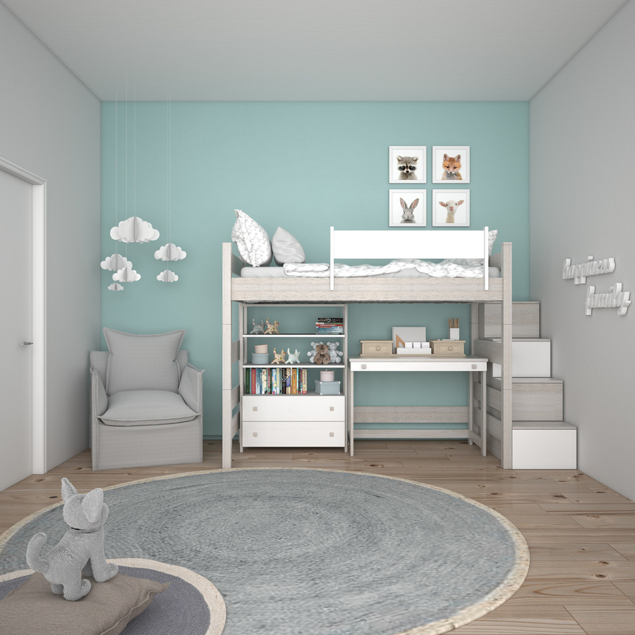 Kids bedroom composition Nest