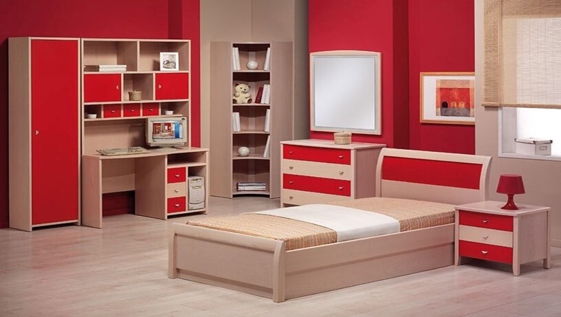 Kids bedroom composition Curve