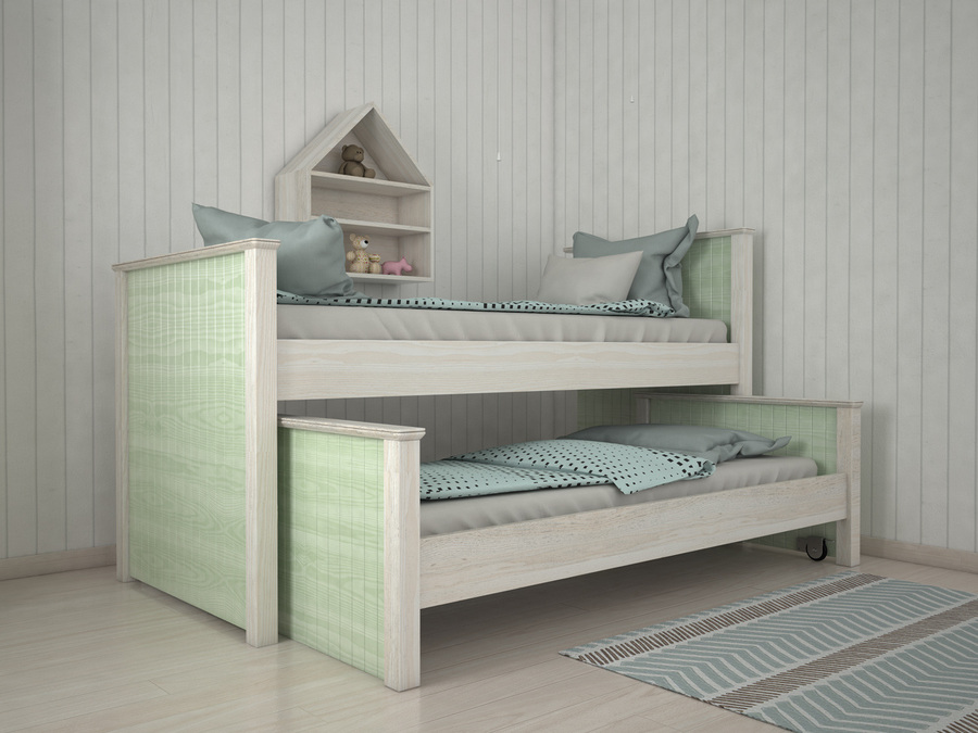 Kids bedroom composition