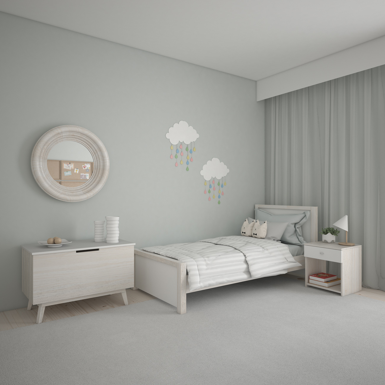 Kids bedroom composition Velvet